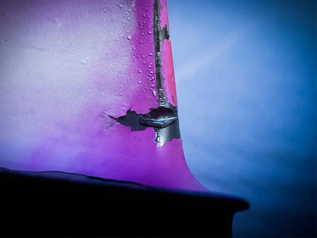 预损坏翼型部件的HCF疲劳测试